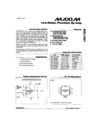 Datasheet MXL1007 manufacturer MAXIM