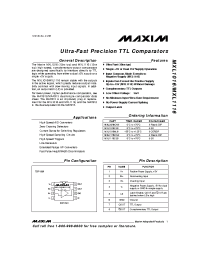 Datasheet MXL1016C manufacturer MAXIM