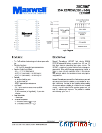 Datasheet 28C256TRPFS-12 manufacturer Maxwell