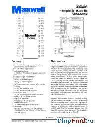 Datasheet 33C408RPFB-30 manufacturer Maxwell