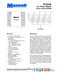 Datasheet 79LV0408XPFE-20 manufacturer Maxwell