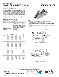 Datasheet CA-793 manufacturer MCE KDI