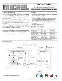 Datasheet MIC10938J-50 manufacturer Micrel