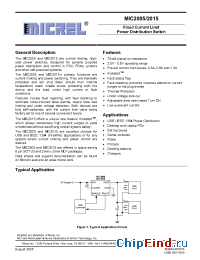 Datasheet MIC2005-0.8YML manufacturer Micrel