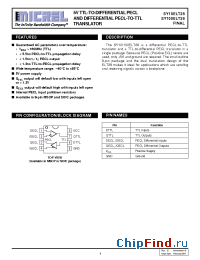 Datasheet SY10/100ELT28 manufacturer Micrel