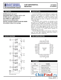 Datasheet SY10E452 manufacturer Micrel