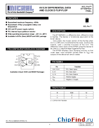 Datasheet SY10EP52V manufacturer Micrel