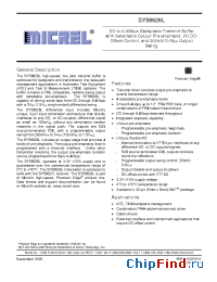 Datasheet SY58626LMH manufacturer Micrel