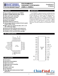 Datasheet SY89429A manufacturer Micrel