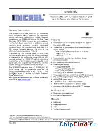 Datasheet SY89858U manufacturer Micrel