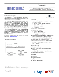 Datasheet SYS89850U manufacturer Micrel