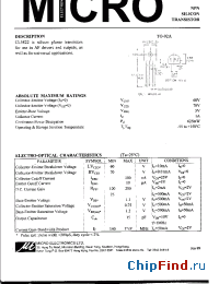 Datasheet CL5822 manufacturer Micro Electronics