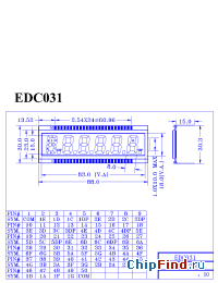 Datasheet EDC031 manufacturer Micro Electronics