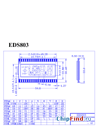 Datasheet ED-S803 manufacturer Micro Electronics