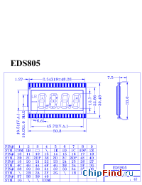 Datasheet ED-S805 manufacturer Micro Electronics