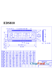 Datasheet ED-S810 manufacturer Micro Electronics