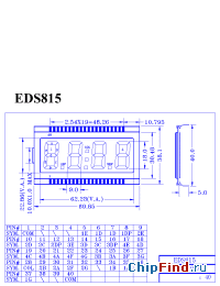 Datasheet ED-S815 manufacturer Micro Electronics
