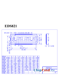Datasheet ED-S821 manufacturer Micro Electronics