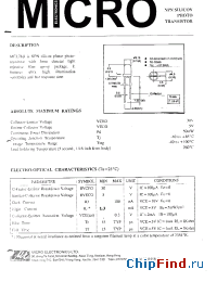 Datasheet MEL78D manufacturer Micro Electronics