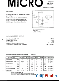 Datasheet MG31 manufacturer Micro Electronics