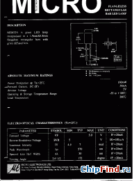 Datasheet MG63DA manufacturer Micro Electronics