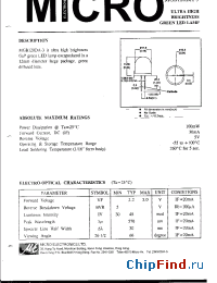 Datasheet MGB120DA-3 manufacturer Micro Electronics