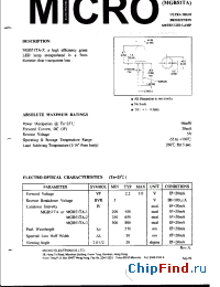 Datasheet MGB51TA manufacturer Micro Electronics