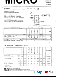Datasheet MGB61D manufacturer Micro Electronics