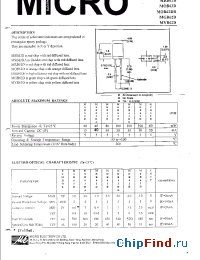 Datasheet MGB62D manufacturer Micro Electronics