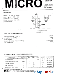 Datasheet MGB75D manufacturer Micro Electronics