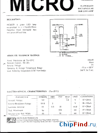 Datasheet MGB83D manufacturer Micro Electronics