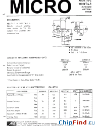 Datasheet MI51TA-2 manufacturer Micro Electronics