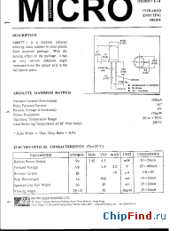 Datasheet MIB57T-J manufacturer Micro Electronics