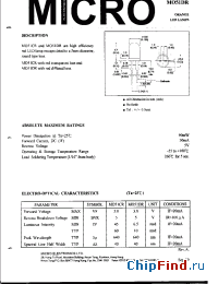 Datasheet MO51CR manufacturer Micro Electronics