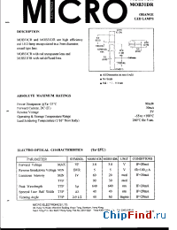 Datasheet MOB31CR manufacturer Micro Electronics