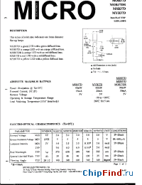 Datasheet MOB37D manufacturer Micro Electronics