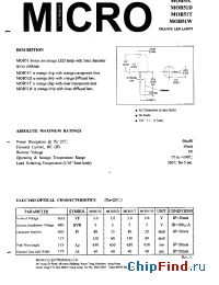 Datasheet MOB51 manufacturer Micro Electronics