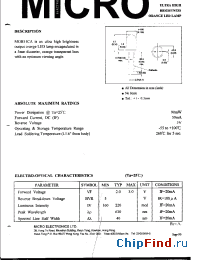 Datasheet MOB51CA manufacturer Micro Electronics