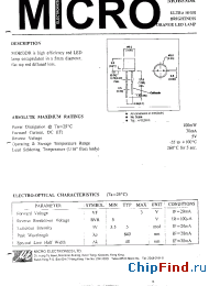 Datasheet MOB53DR manufacturer Micro Electronics