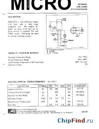 Datasheet MOB557TA manufacturer Micro Electronics