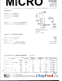 Datasheet MOB63DR manufacturer Micro Electronics