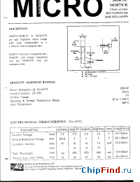 Datasheet MOB75C manufacturer Micro Electronics