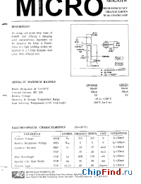 Datasheet MOGN31W manufacturer Micro Electronics