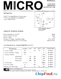 Datasheet MOZ51CK-X manufacturer Micro Electronics