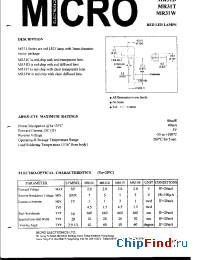 Datasheet MR31 manufacturer Micro Electronics