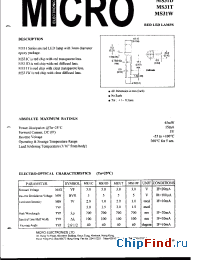 Datasheet MS31C manufacturer Micro Electronics