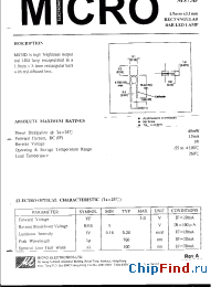 Datasheet MS75 manufacturer Micro Electronics