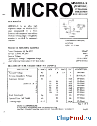Datasheet MSB31DA-X manufacturer Micro Electronics