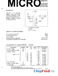 Datasheet MSB31TA-X manufacturer Micro Electronics