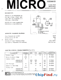 Datasheet MSB31WA manufacturer Micro Electronics